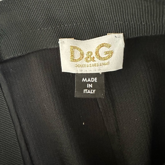 NWTS Dolce and Gabbana black pencil skirt 38 Pristine - Picture 6 of 9